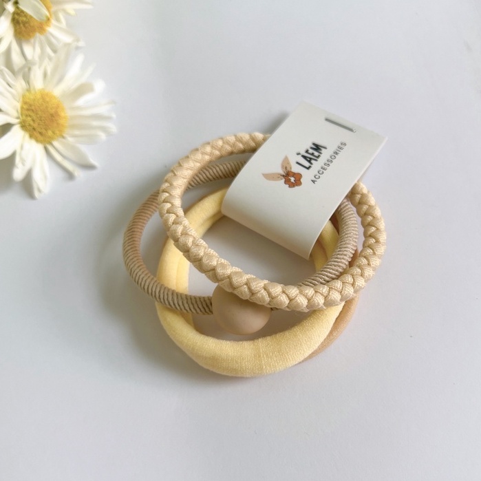 Combo Dây Buộc Tóc Đính Hạt T03 LAEM