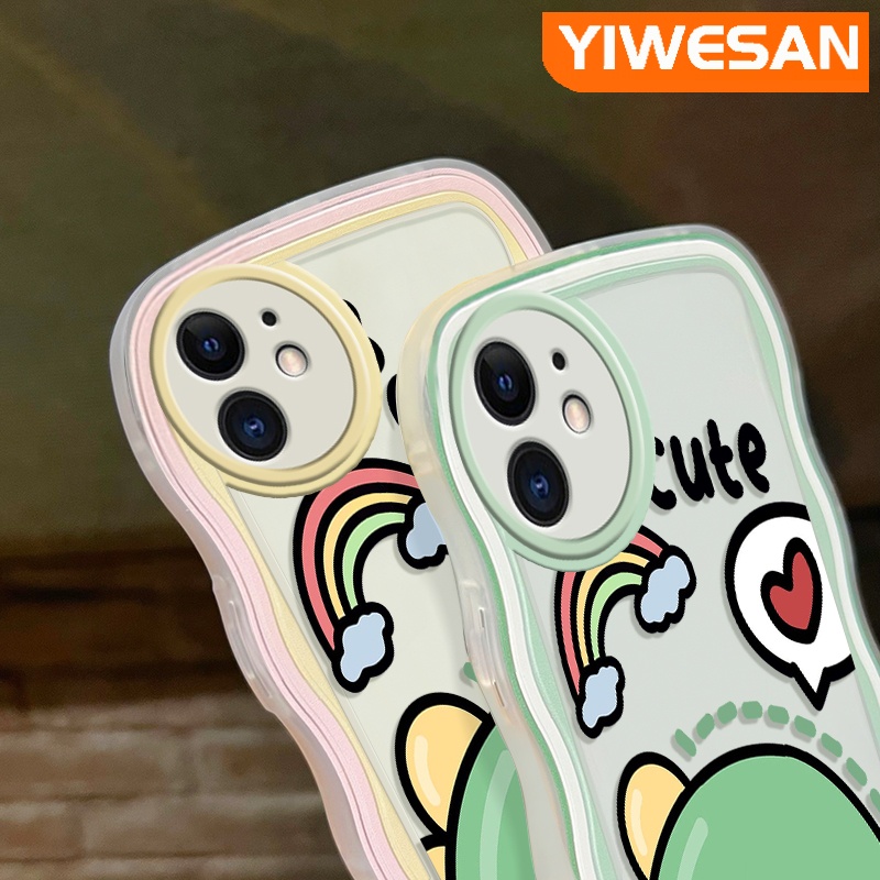 Ốp Điện Thoại Viền Gợn Sóng Hình Khủng Long Cho Samsung galaxy A12 4G A12 5G F12 M12 F23 5G F13 M13 Quantum 2