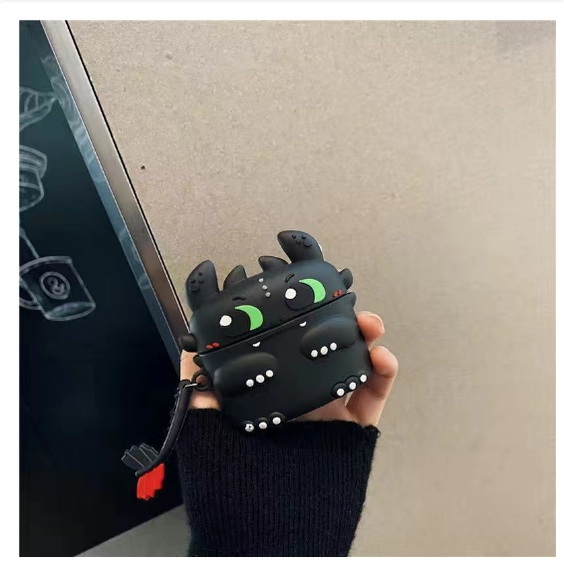 Vỏ Bảo Vệ Hộp Sạc Tai Nghe bluetooth Không Dây Vivo TWS 3 / 3 PRO TWS Bằng Silicon Mềm Họa Tiết Hoạt Hình 3D Dễ Thương