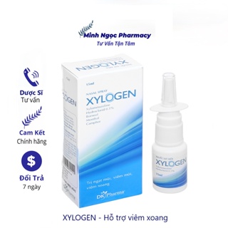 Dung dịch xịt mũi XYLOGEN Dược Khoa lọ 15ml- Giúp thông thoáng mũi