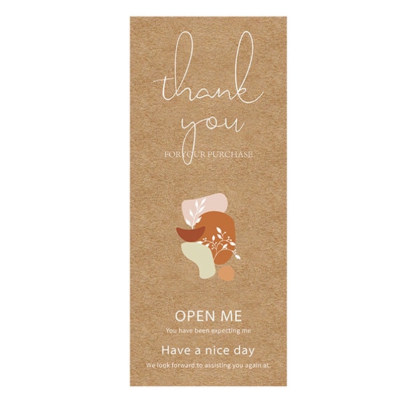 FEB23- Tem dán chữ " Thanh You:, 50 tem/ xấp, size 6*15cm >>
