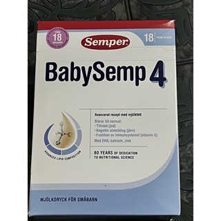 Sữa bột Semper Thụy Điển 800g từ số 1-4 ✈️