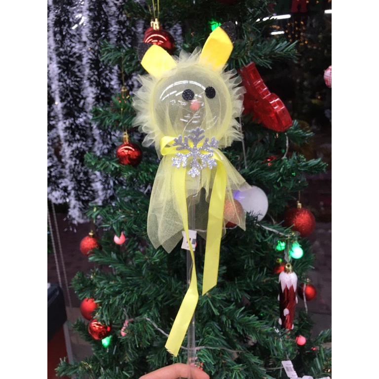 Gậy đồ chơi noel phát sáng, gậy giáng sinh cute cho bé