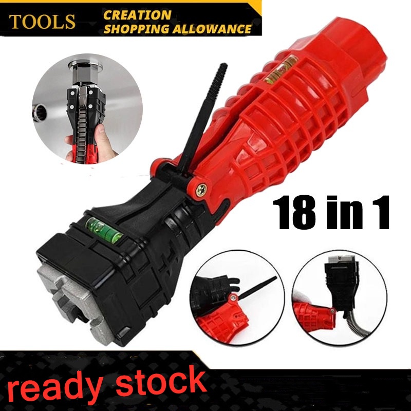 Cờ Lê Hai Đầu 18 Trong 1 Dùng Sửa Chữa Bồn Rửa Chén Chuyên Nghiệp