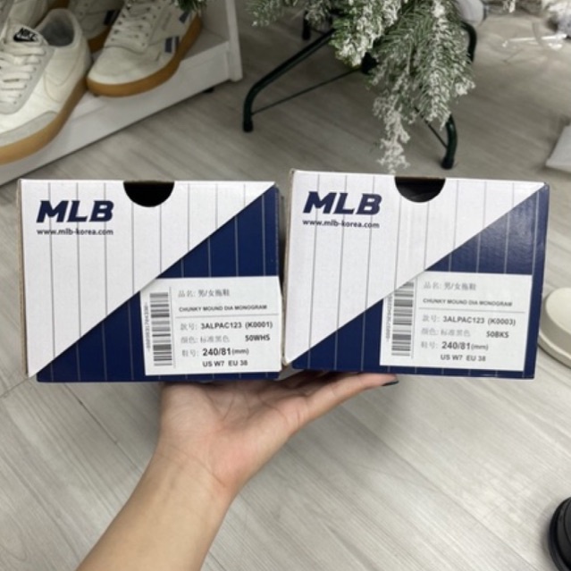 Dép MLB Chunky Mound Dia Monogram