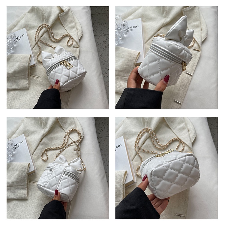 Túi Đeo Chéo Một Dây Xích Hình Thoi Mini Dành Cho Nữ