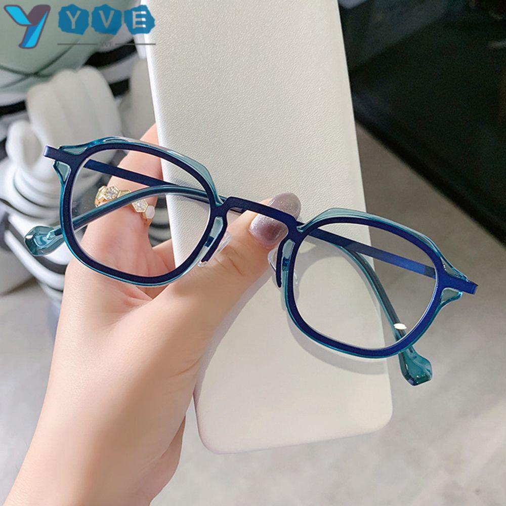 YVE Anti-UV Blue Rays Glasses Fashion TR90 Square Frame Eyeglasses