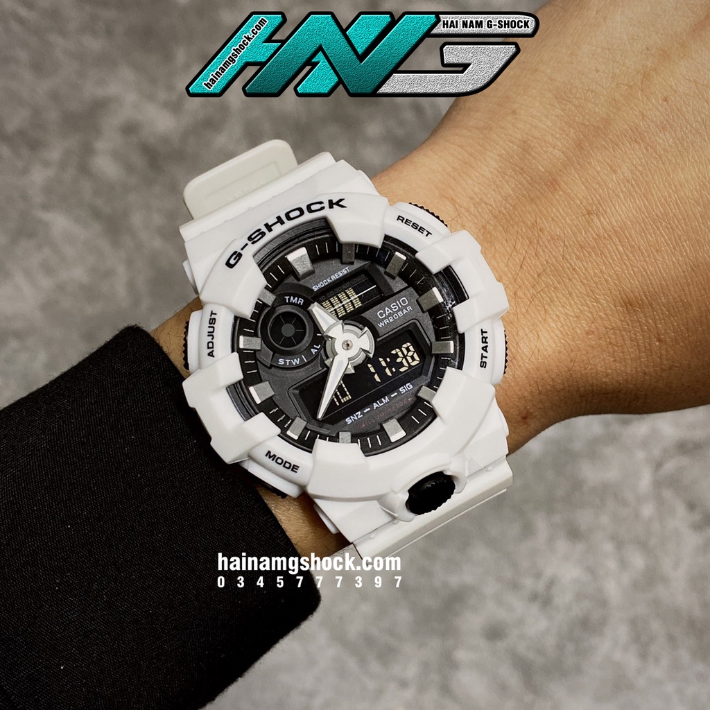 Đồng hồ nam G-SHOCK GA-700-7A Camouflage | GA-700 Camouflage | GA 700 | Full phụ kiện.