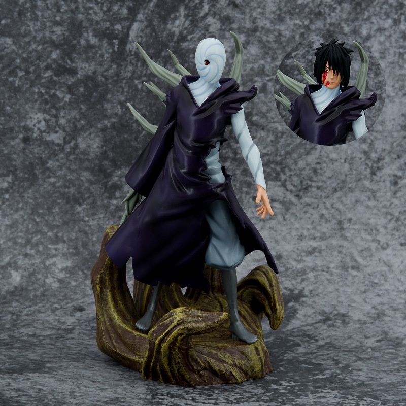 Mô Hình Zetsu Naruto Anime Nhân Vật Obito x Zetsu Siêu cao 25cm có 2 đầu thay thế có box đẹp trang trí bàn học