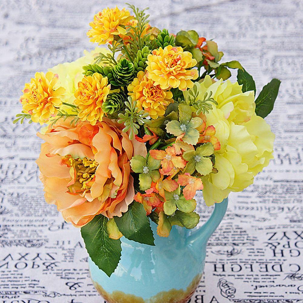 Hoa Cẩm Tú Cầu Giả Màu Nước Dùng Trang Trí Nhà Cửa