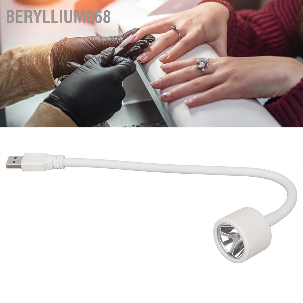 Đèn LED UV Sấy Khô Móng Tay Mini 6W 360 Độ° Đèn Xoay Sơn Móng Tay Nhanh Khô Dùng Cho Salon DIY - Cổ ngỗng linh hoạt Cắm USB - Beryllium068
