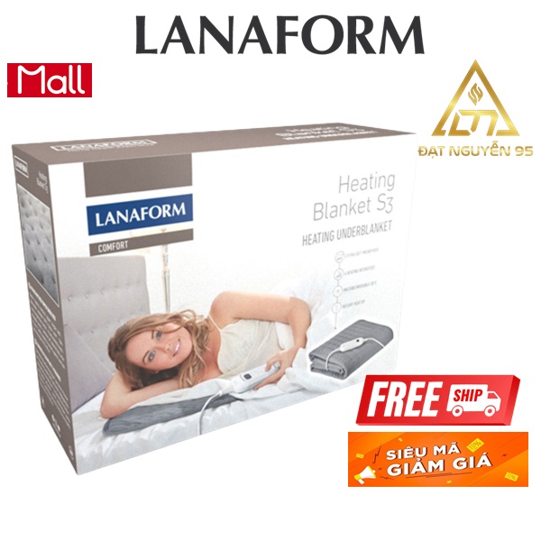 [ĐỆM ĐIỆN LANAFORM] TAIKOMI - Chất liệu Micro-fibre siêu mềm, thoáng khí, thân thiện với làn da / NHẬP KHẨU BỈ