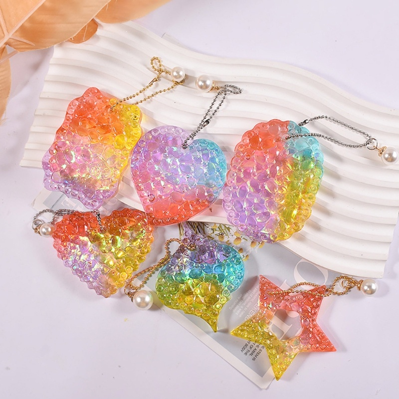 Khuôn Silicone Làm Móc Khóa DIY Tiện Dụng