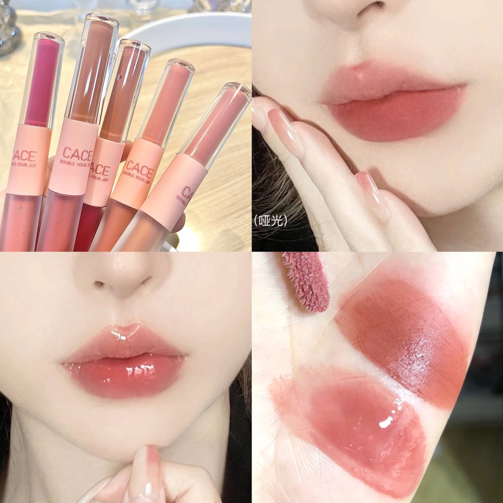 Son Môi Hai Đầu Kiêm Gương Dưỡng Ẩm Dễ Lên Màu Giá Rẻ Cho Học Sinh