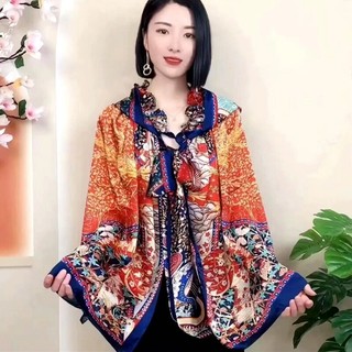 [XẢ KHO] Áo Choàng, Khăn Choàng Lụa Chống Nắng Bảo Vệ Da
