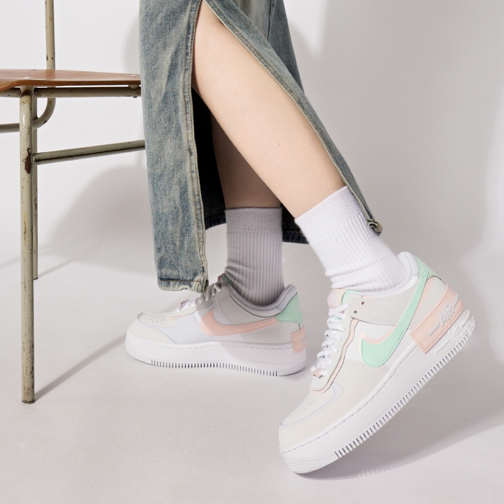Giày Nike AF1 Shadow 🔴CHÍNH HÃNG🔴 Nike Air Force 1 Shadow Atmosphere Mint Giày Thể Thao Nữ  - Simple Sneaker