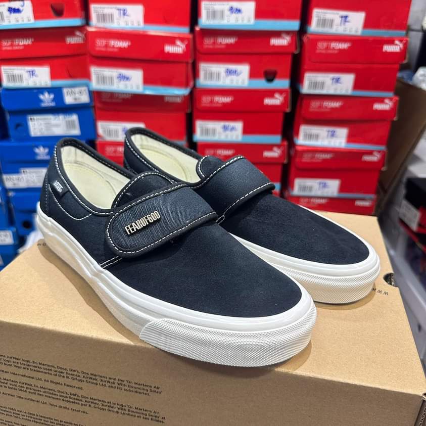 Giày vans fear of gof fog slipon trắng đen hàng 1:1 full bill box đủ size nam nữ hót trend 2022