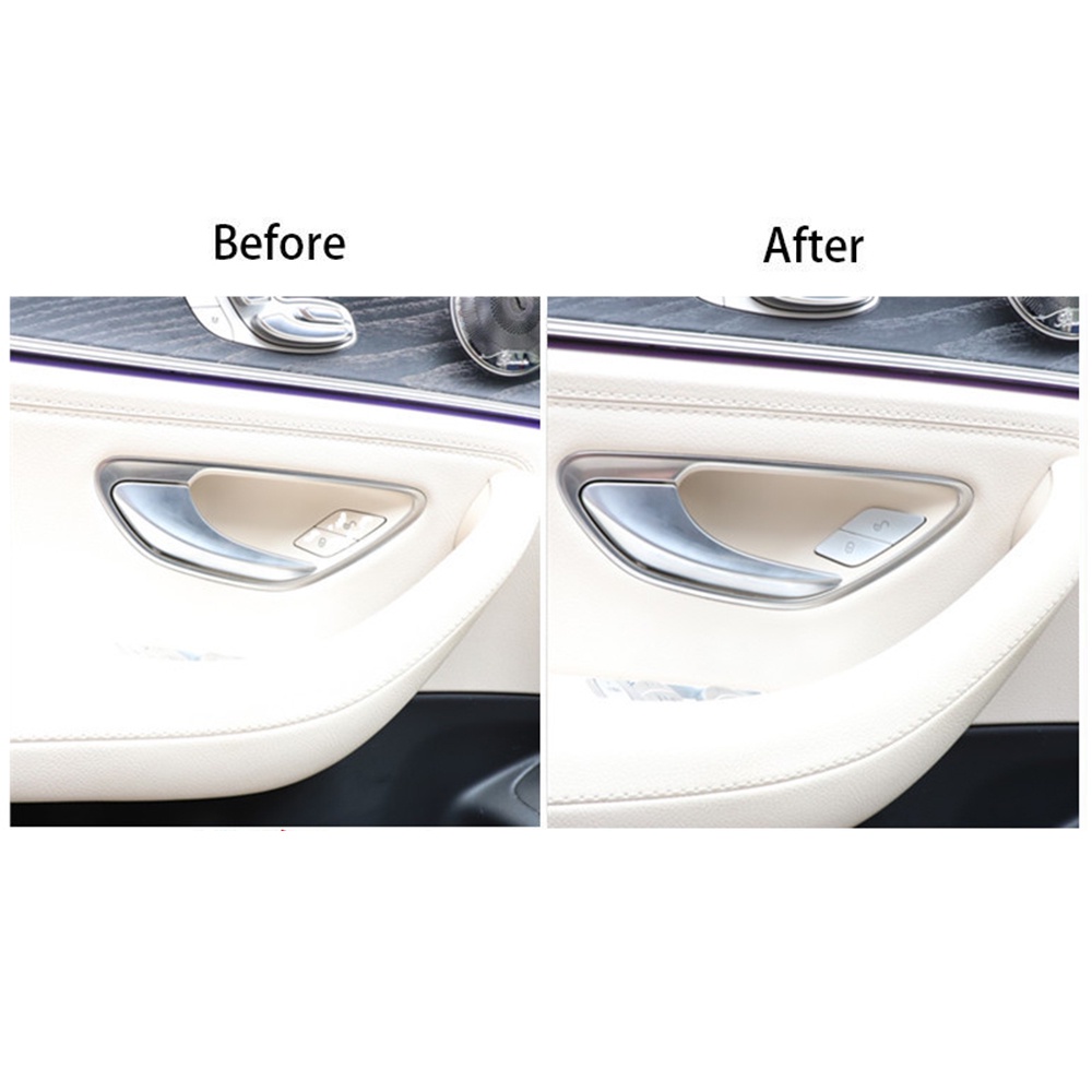 Ốp Bảo Vệ Nút Bấm Khóa Cửa Dành Cho Xe Hơi Mercedes-Benz C E GLC Class W205 W213 X253