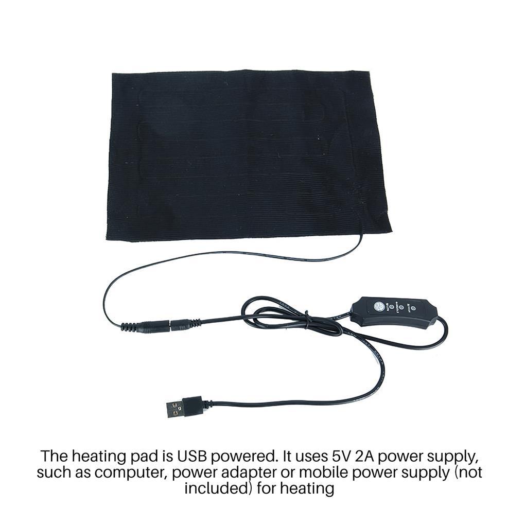 Đệm Sưởi Ấm Bụng Chạy Điện USB 3 Chế Độ Tiện Dụng