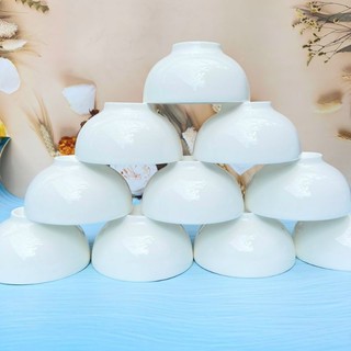 Bát ăn cơm / combo 10 bát ăn cơm trắng trơn dày- chén cơm