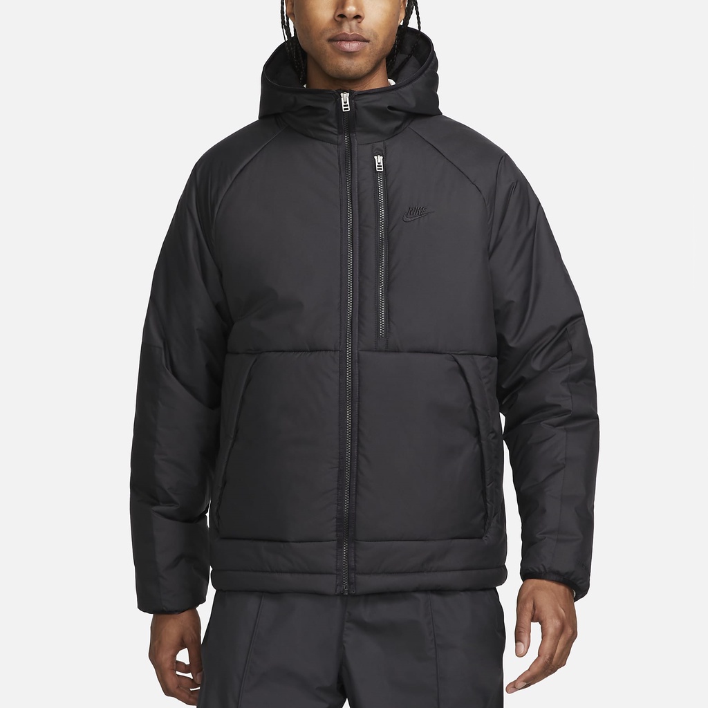 ÁO KHOÁC NIKE LEGACY THERMA JACKET - TRIPLE BLACK