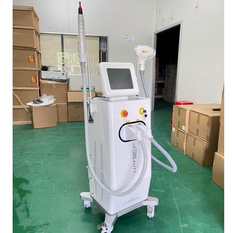 Máy Triệt Lông 2in1 808 Diode laser FQ beauty, Chuyên Triệt Lông Xóa Xăm Xóa Nám Xóa Tàn Nhang Chuyên Dùng Cho TMV SPA