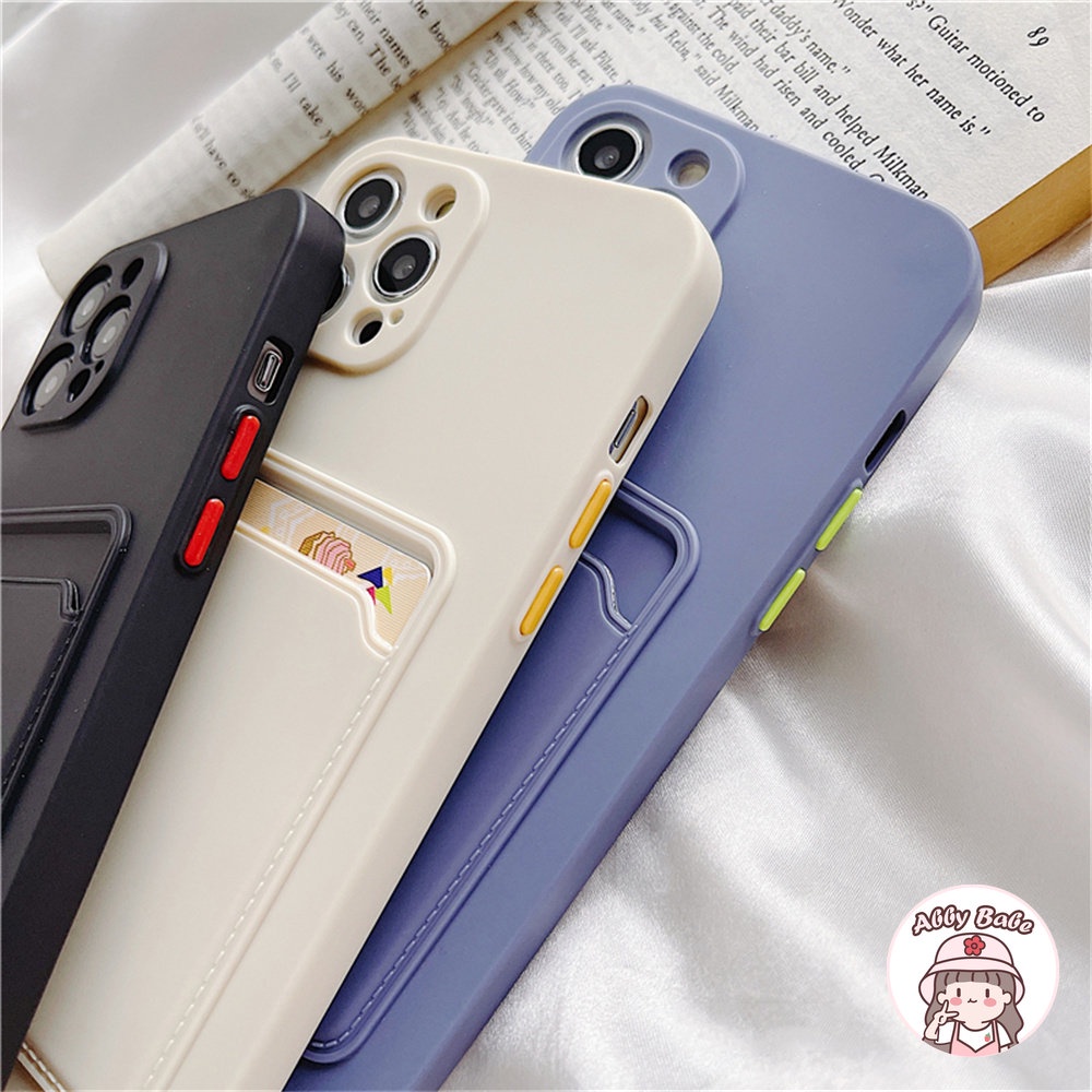 Ốp Điện Thoại TPU Mềm Chống Sốc Dạng Ví Đựng Thẻ Cho IPhone 14 Pro Max 11 7Plus 13 12 11 Pro Max X XS XR