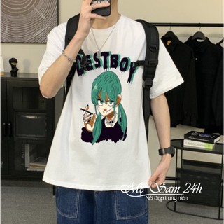 Áo thun form rộng tay lỡ Mẹ Sam 24h áo phông unisex in chữ Destboy