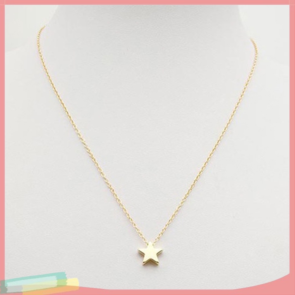 Dây Chuyền Hợp Kim Mặt Hình Ngôi Sao Nhỏ Xinh Xắn Cho Nữ