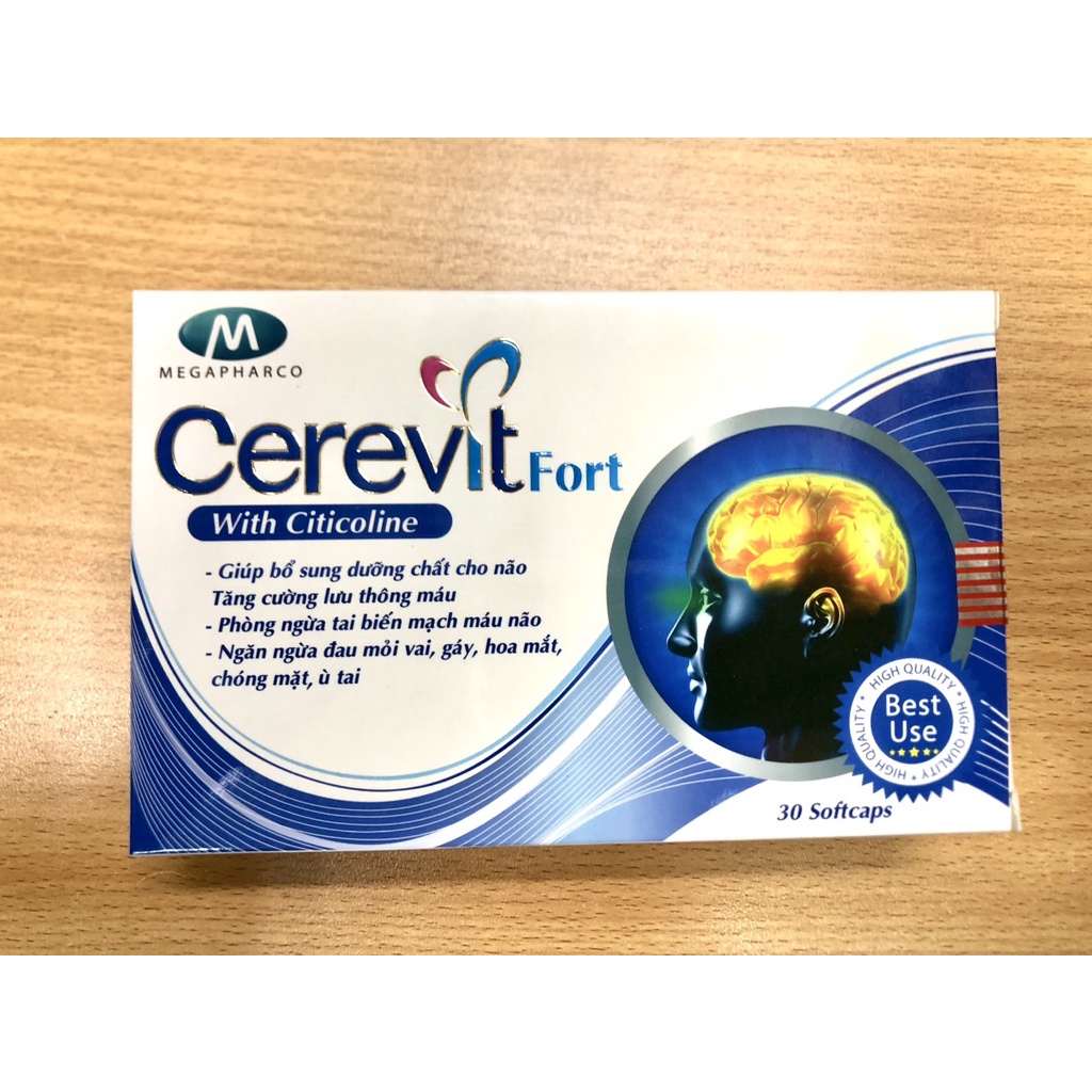 CEREVIT FORTE - Tăng cường trí nhớ, hoạt huyết dưỡng não