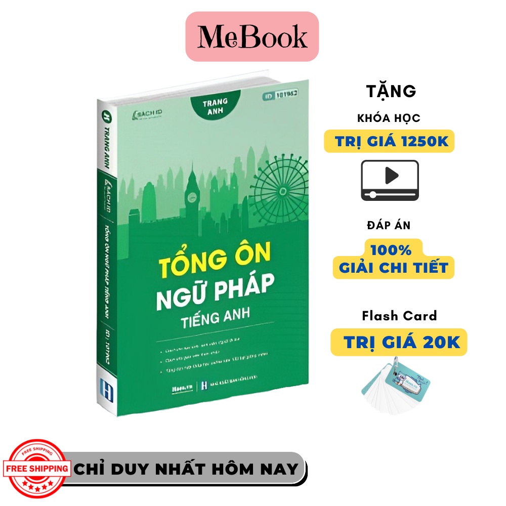 Sách - Tiếng anh cô Trang Anh Tổng ôn ngữ pháp Tiếng Anh