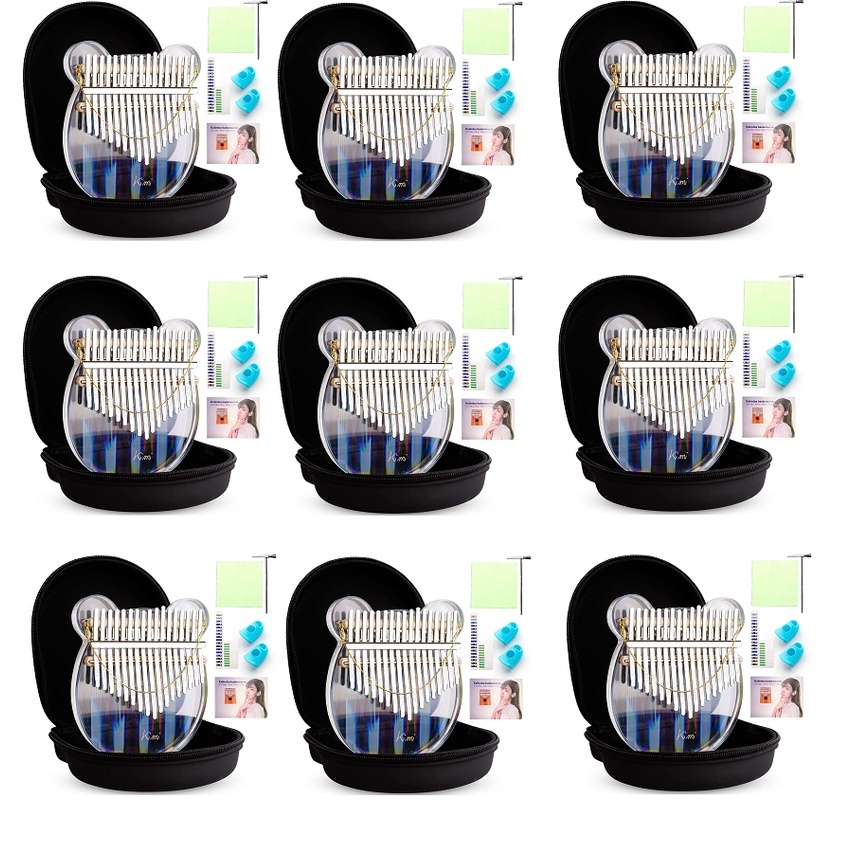 Đàn kalimba kimi giá rẻ - trọn bộ phụ kiện- Bảo hành 24 tháng