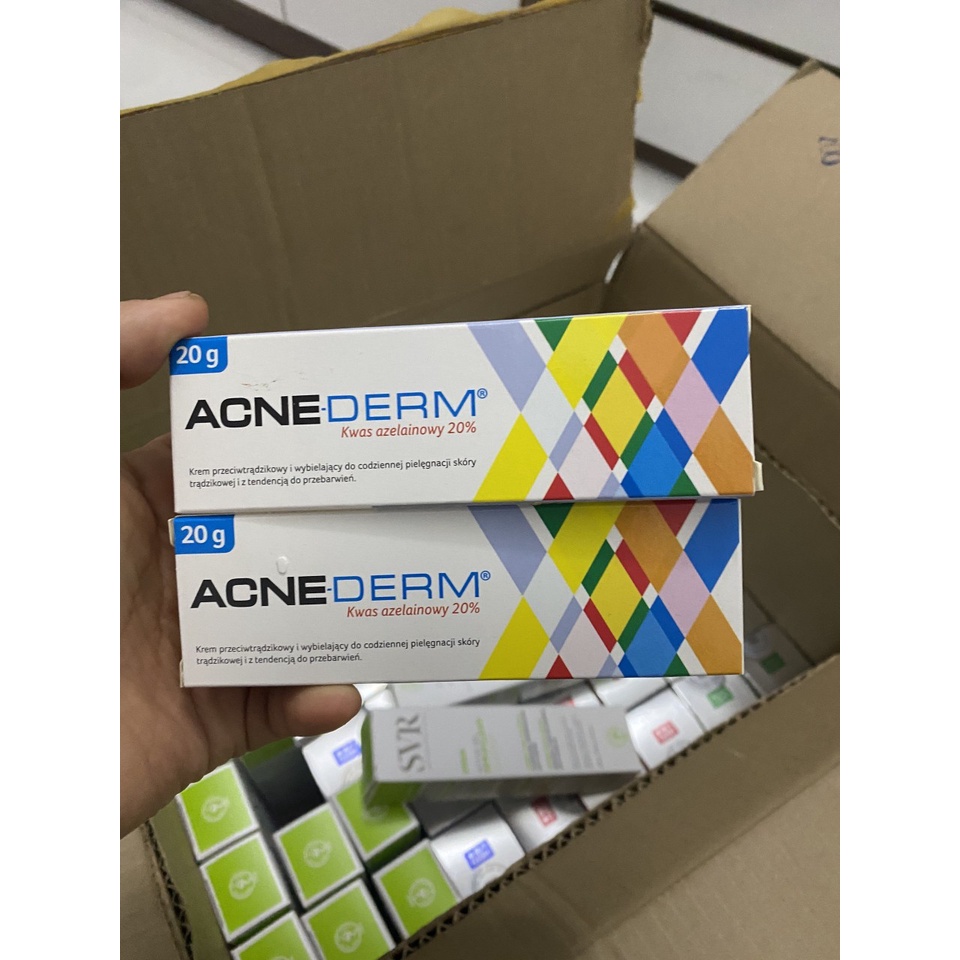 Kem giảm mụn, làm trắng da Acne Derm 20% Azelaic(Acnederm)