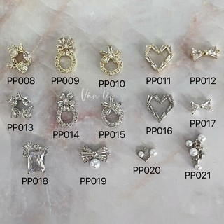 charm đá cao cấp gắn móng tay nail