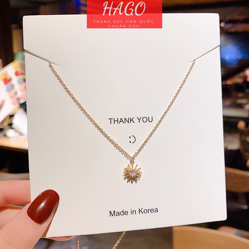 Dây chuyền nữ HAGO Accessories vòng cổ phụ kiện trang sức đẹp