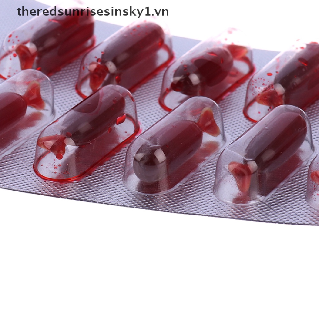 Set 10 Viên Nang Máu Giả Hóa Trang Halloween