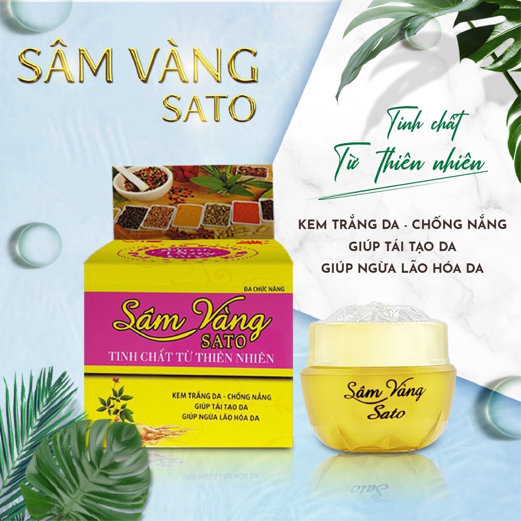 Kem sâm vàng thảo dược đông y dưỡng trắng da