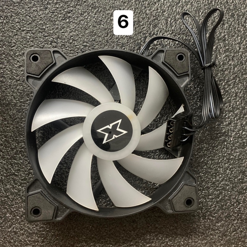 Quạt tản nhiệt có đèn LED 12cm cũ tháo máy