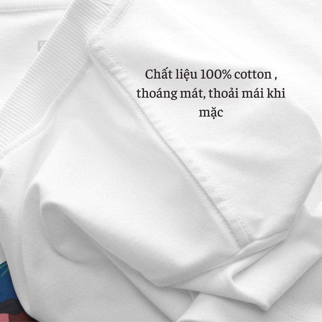 Áo thun nam Satoshi SATS106 tay ngắn cổ tròn hoạ tiết in đơn giản chất vải cotton thoáng mát
