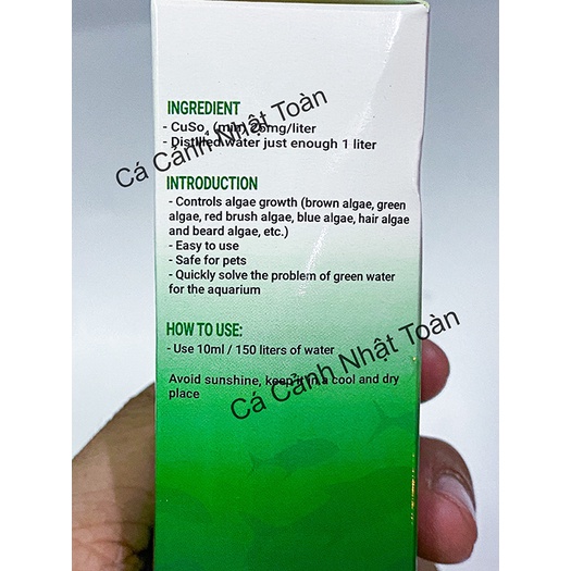 ĐÁNH BAY TẢO HẠI CHO BỂ CÁ CẢNH REAL ALGAE VIETSING 100ML