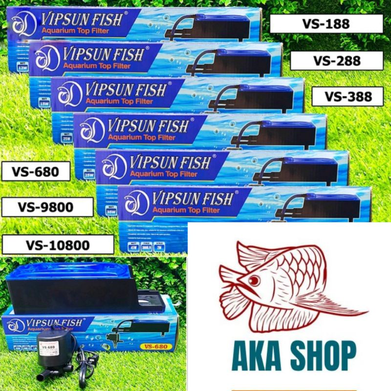 Máy bơm lọc nước hồ cá Vipsun Fish Vs188 , Vs288 , Vs388 , Vs680