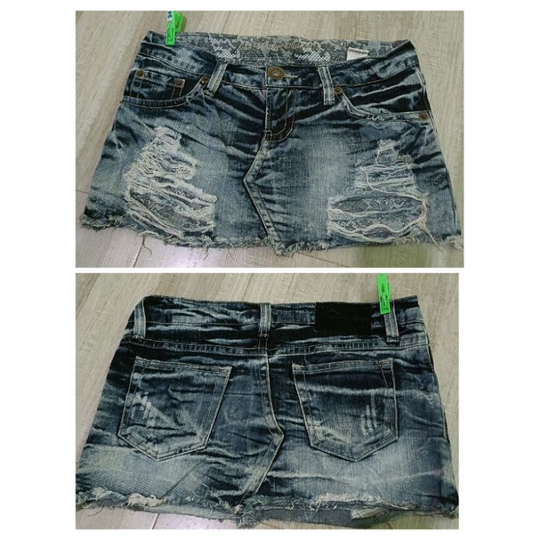 chân Váy jean siêu ngắn sale off 20k