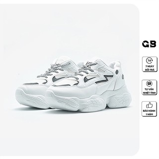 [Mã WABRMH99 giảm 12% đơn 99K]Giày Thể Thao Nữ giayBOM Đế Cao 4 cm Phản Quang B847