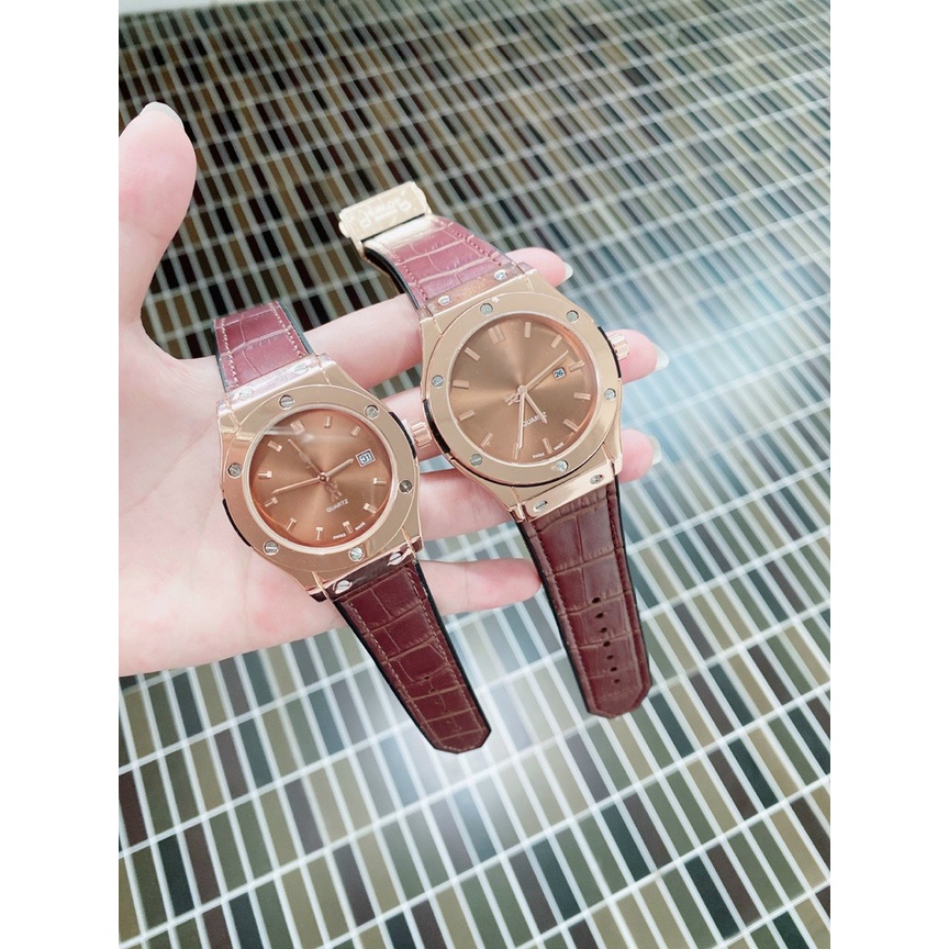 Đồng hồ nam Hub 201 - 42mm classic - Máy pin Bảo hành 12 tháng