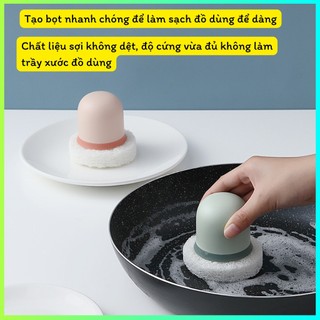 Dụng cụ, đồ rửa chén bát có núm cầm tay [shopxinhquan6]