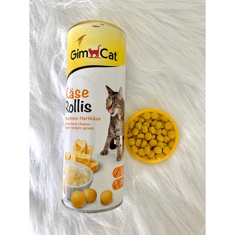 Viên Phô Mai Gimcat Cho Mèo Tăng Nọng, Dưỡng Da Lông (Nhập Đức)