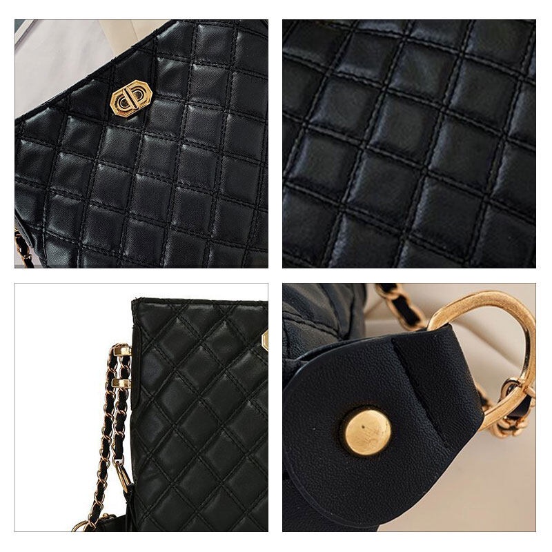 AlphaZ Túi Đeo Vai Hình Thoi Bằng PU Thời Trang Hàn Quốc