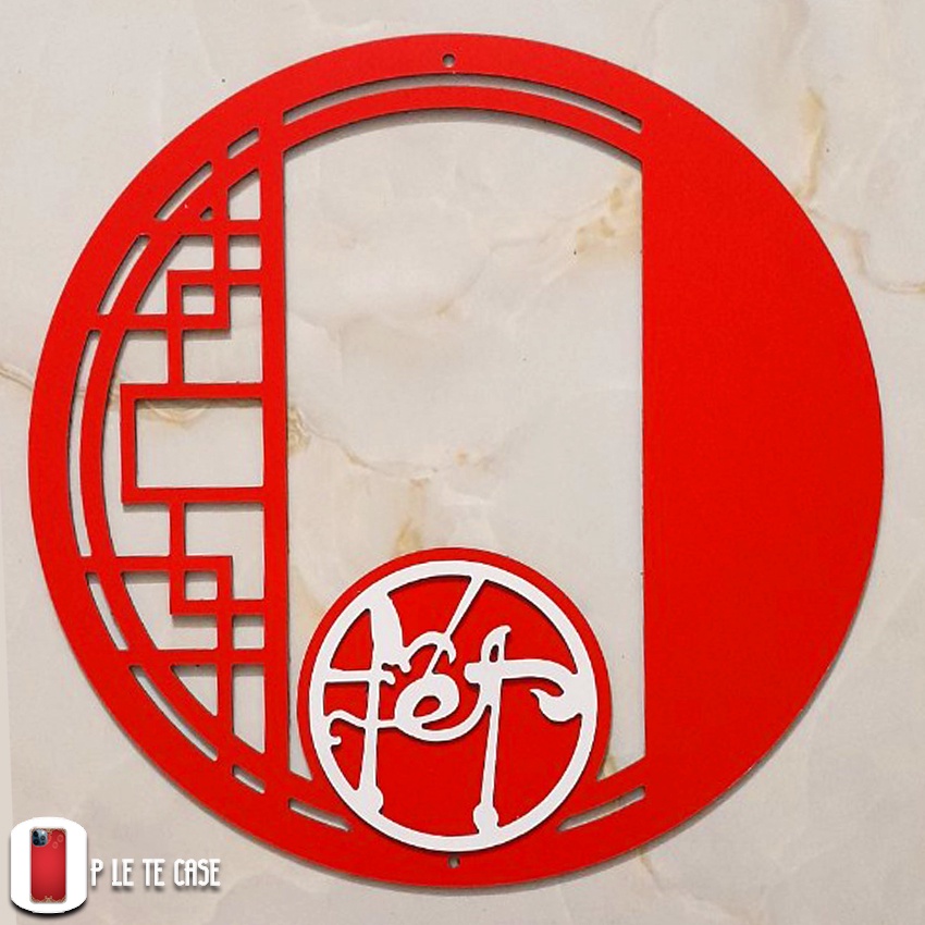Vòng treo Tết decor, Vòng trang trí xuân-40CM