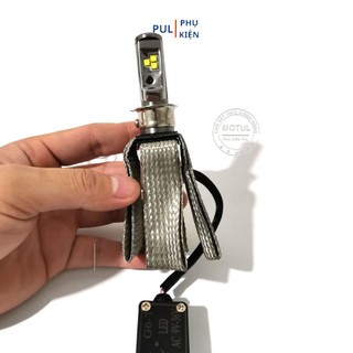 Đèn pha led râu T19 6 tim cho xe máy