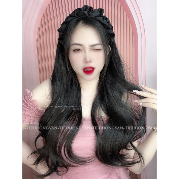 TÓC CÀI NHÚN LỤA - dáng tóc xù 60cm